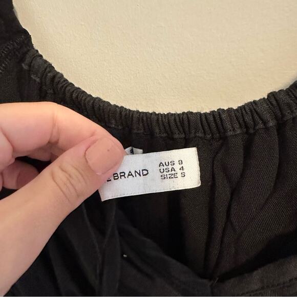 Tuckernuck Faithfull The Brand Black Linen Black Puff Sleeve Maxi Dress 4 - Picture 12 of 14